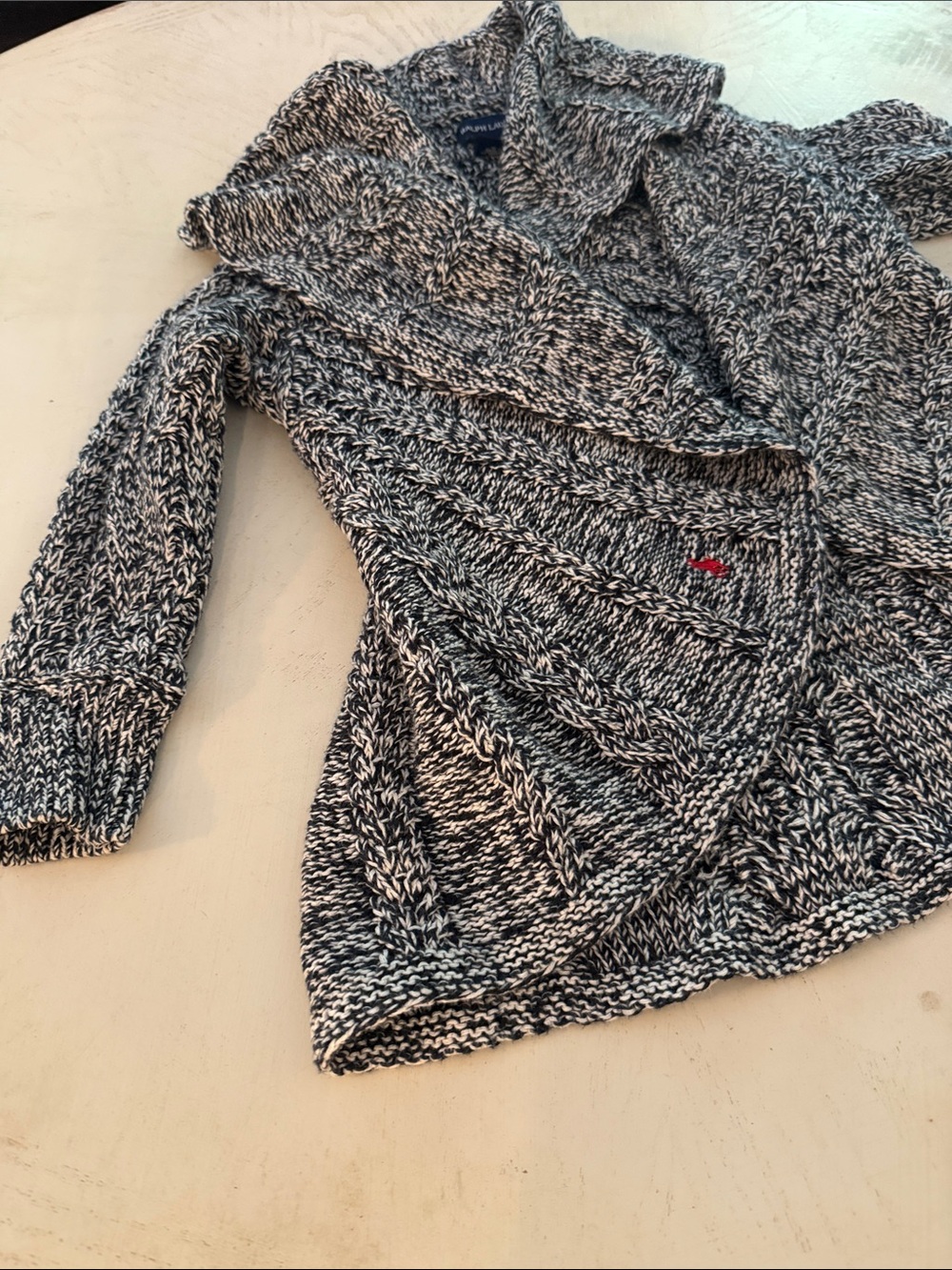 Ralph Lauren toddler girls open knit cotton cardigan sweater size 5 - Picture 12 of 12